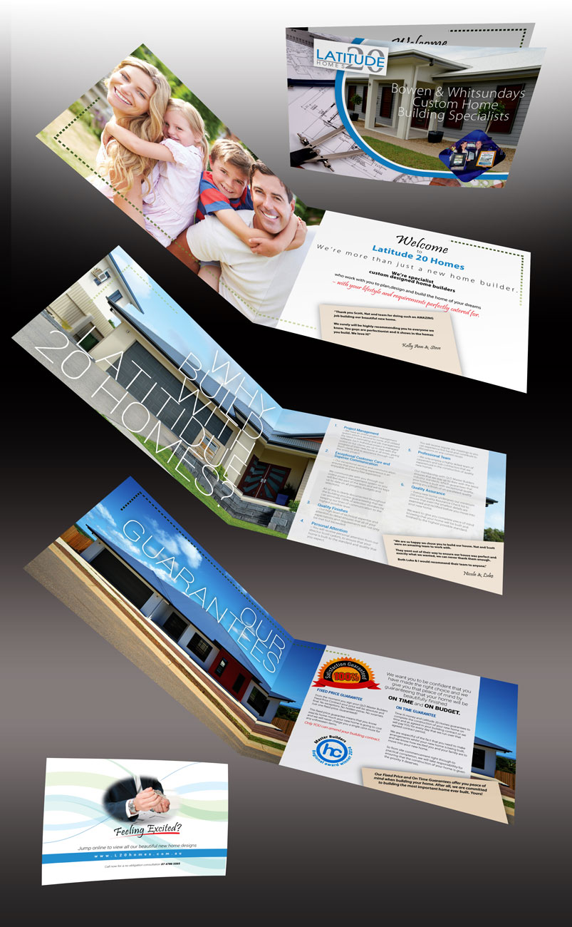 Brochure Design by Impressive Sol for Latitude 20 Homes | Design #13914336