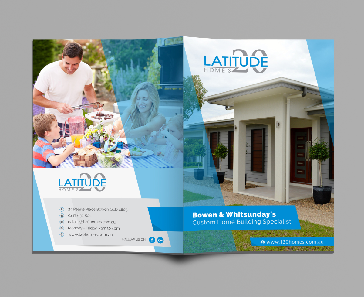 Brochure Design by ecorokerz for Latitude 20 Homes | Design #13917856