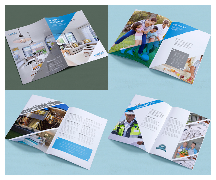 Brochure Design by Phoenix Dragon for Latitude 20 Homes | Design #13908924