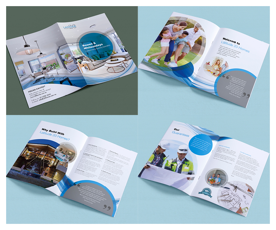 Brochure Design by Phoenix Dragon for Latitude 20 Homes | Design #13931013