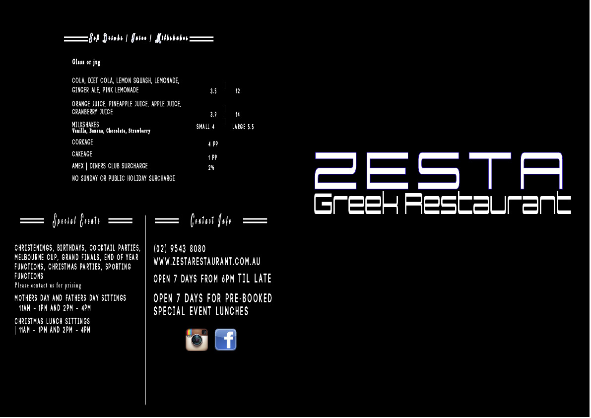 Menu Design by  Mallory for this project | Design #2496619