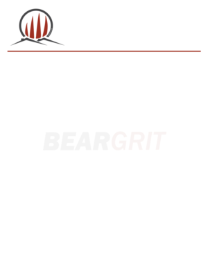 Logo Design by $UniQ Design$ for BEARGRIT | Design: #13931859