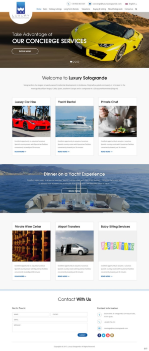 Web Design by pb for Luxury Sotogrande | Design: #13930940