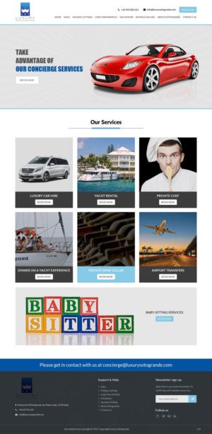 Web Design by pb for Luxury Sotogrande | Design: #13941087