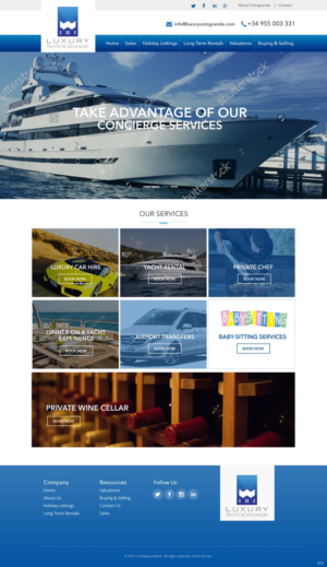 Web Design by pb for Luxury Sotogrande | Design: #13941088