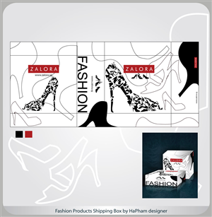 Fashion Products Shipping Box | Design Emballage par Hana