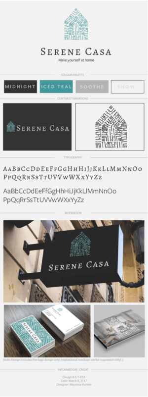 Serene Casa | Logo Design by Maurissahunter