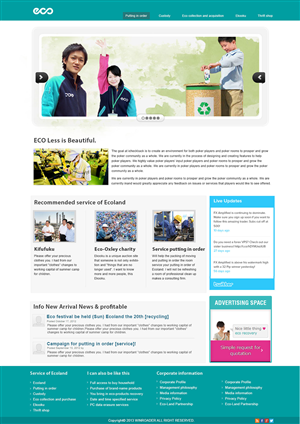 Landing Page Design by webxvision
