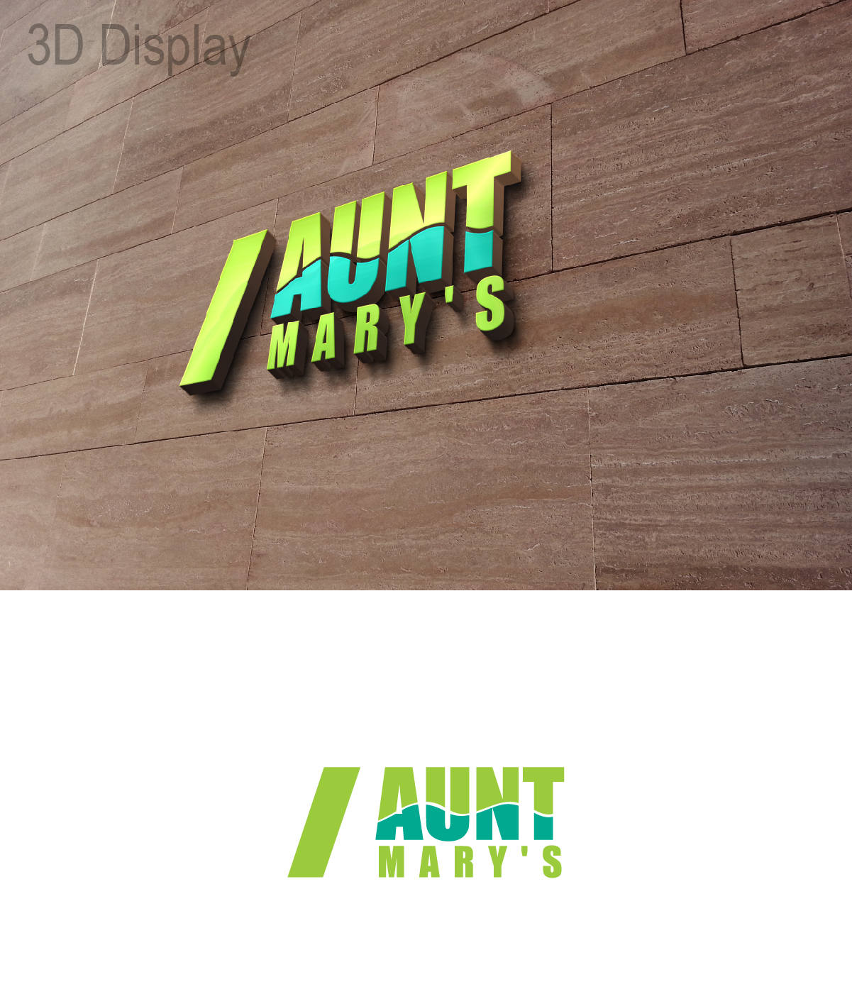 Logo Design by 3Guys for Aunt Mary's | Design #13922688