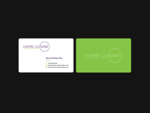Visitenkarten-Design von Creations Box 2015 für Home Cuisine  LLC | Design: #13921950