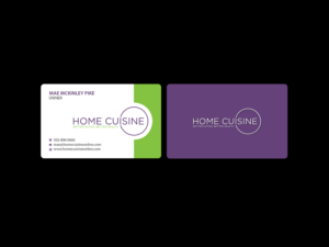 Visitenkarten-Design von Creations Box 2015 für Home Cuisine  LLC | Design: #13921955