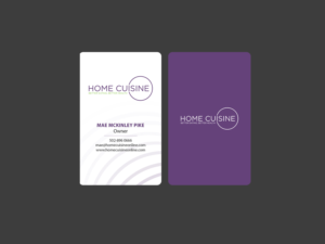 Visitenkarten-Design von Creations Box 2015 für Home Cuisine  LLC | Design: #13921956
