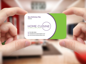 Visitenkarten-Design von Creations Box 2015 für Home Cuisine  LLC | Design: #13921957