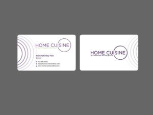 Visitenkarten-Design von Creations Box 2015 für Home Cuisine  LLC | Design: #13921959