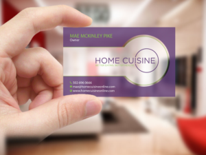 Visitenkarten-Design von Creations Box 2015 für Home Cuisine  LLC | Design: #13921965