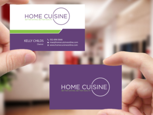 Visitenkarten-Design von Creations Box 2015 für Home Cuisine  LLC | Design: #13921966