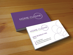 Business Card Design by Creations Box 2015 for Home Cuisine  LLC | Design: #13921974
