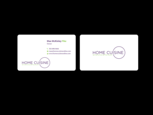 Business Card Design by Creations Box 2015 for Home Cuisine  LLC | Design: #13922181