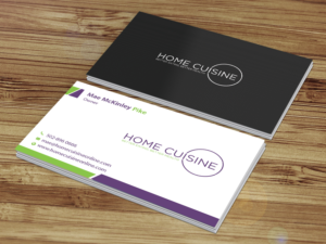 Business Card Design by Creations Box 2015 for Home Cuisine  LLC | Design: #13922185