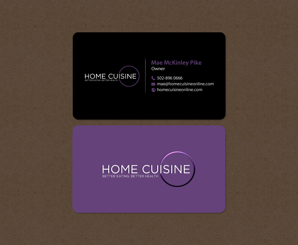 Business Card Design by chandrayaan.creative for Home Cuisine  LLC | Design #13926298