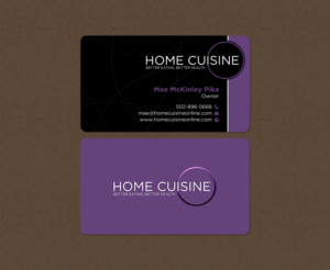 Business Card Design by chandrayaan.creative for Home Cuisine  LLC | Design: #13926300