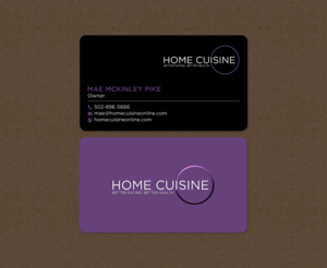 Business Card Design by chandrayaan.creative for Home Cuisine  LLC | Design: #13926304