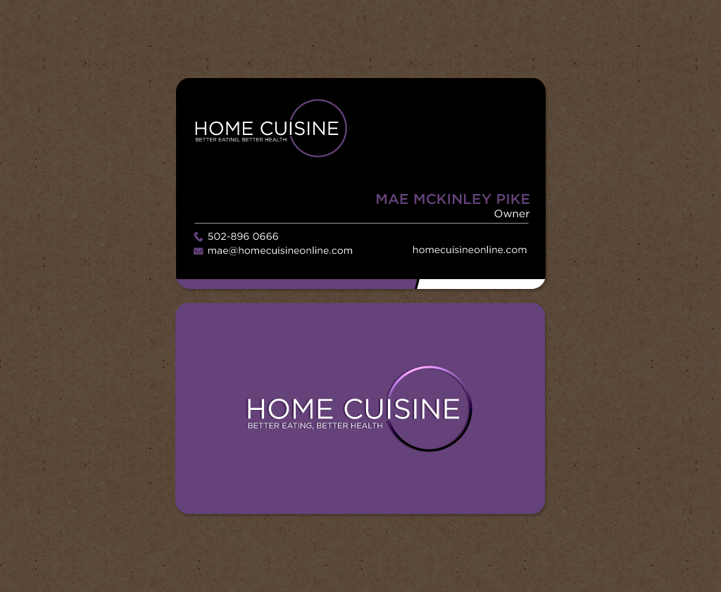 Business Card Design by chandrayaan.creative for Home Cuisine  LLC | Design #13926306