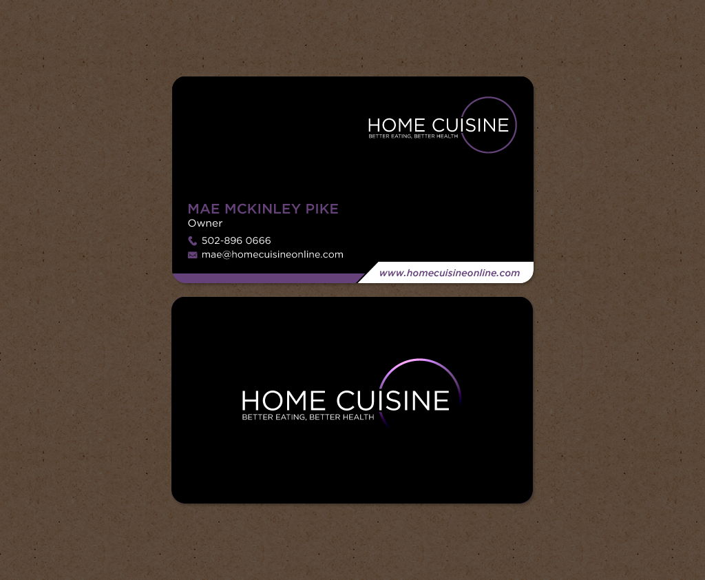 Business Card Design by chandrayaan.creative for Home Cuisine  LLC | Design #13926315