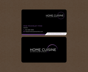 Business Card Design by chandrayaan.creative for Home Cuisine  LLC | Design: #13926315