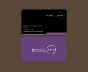 Business Card Design by chandrayaan.creative for Home Cuisine  LLC | Design: #13926316