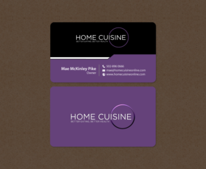 Business Card Design by chandrayaan.creative for Home Cuisine  LLC | Design: #13926318