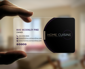 Business Card Design by chandrayaan.creative for Home Cuisine  LLC | Design: #13930393