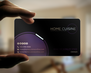 Business Card Design by chandrayaan.creative for Home Cuisine  LLC | Design: #13930394