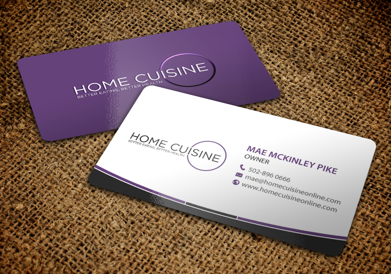 Business Card Design by chandrayaan.creative for Home Cuisine  LLC | Design #13930417
