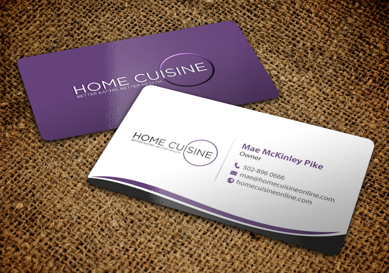 Business Card Design by chandrayaan.creative for Home Cuisine  LLC | Design #13930421