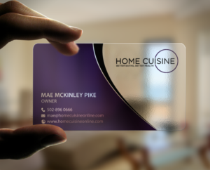 Business Card Design by chandrayaan.creative for Home Cuisine  LLC | Design: #13930549