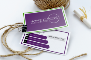 Business Card Design by isabel.paoli for Home Cuisine  LLC | Design: #13915085