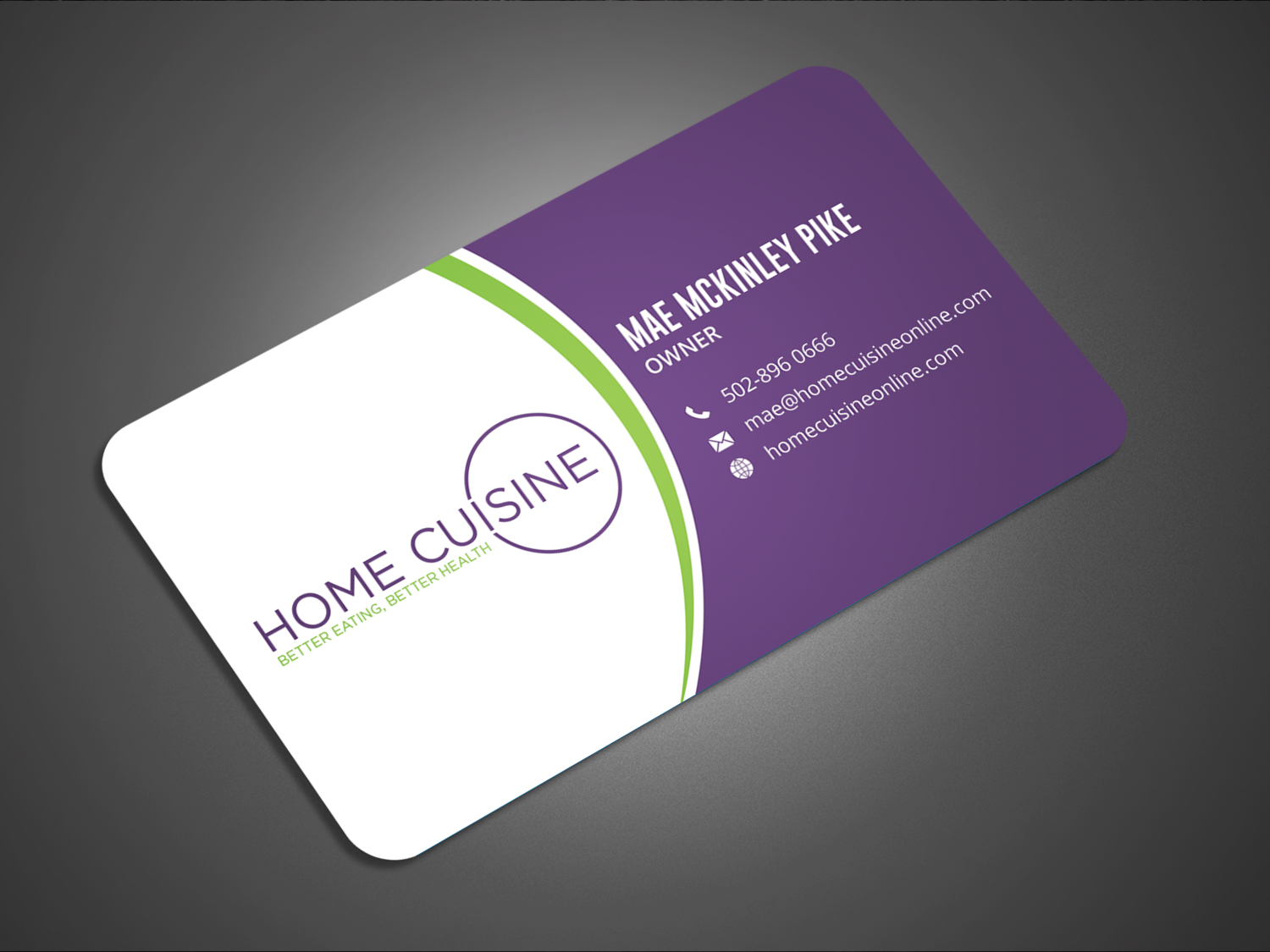 Visitenkarten-Design von Graphic Flame für Home Cuisine  LLC | Design #13917851