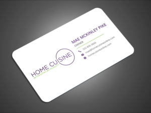 Visitenkarten-Design von Graphic Flame für Home Cuisine  LLC | Design: #13917852