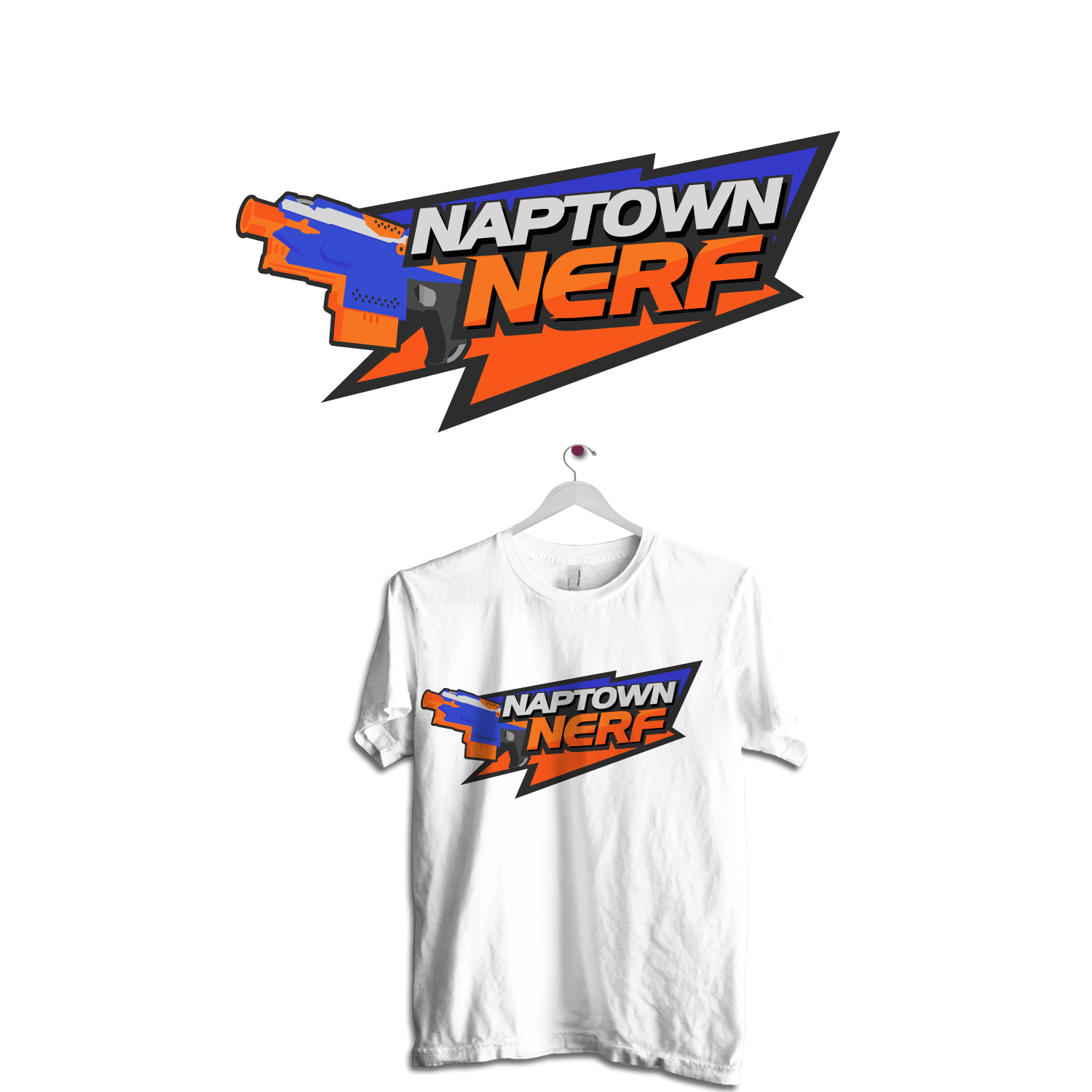 Logo Design by TRHZ for Naptown Nerf | Design: #14149571