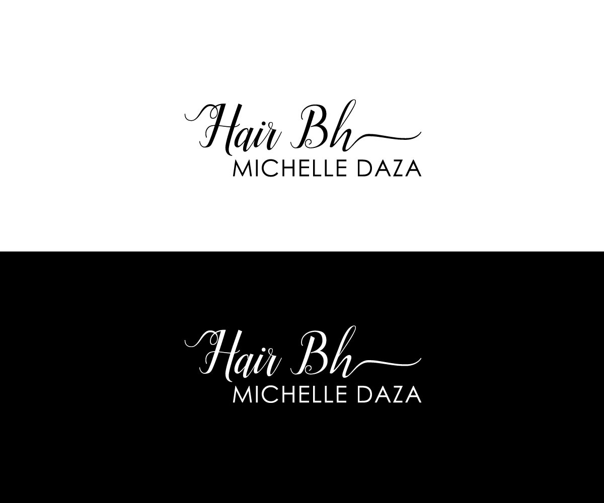 Logo Design by tani_sha321 for Hairbymichelledaza  | Design #13917009