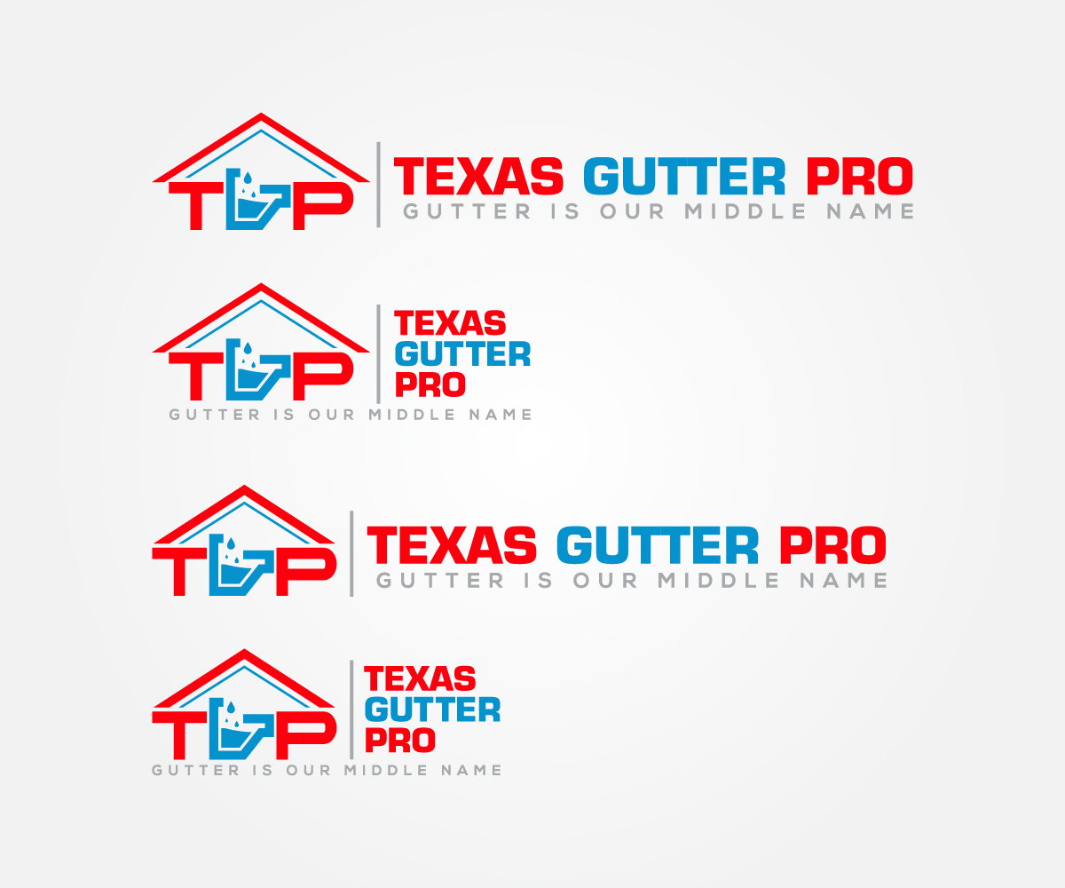 Diseño de Logo por sangeloenriquez para Texas Gutter Pro | Diseño #13997986