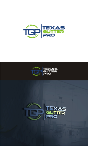 Logo Design by T I K H E - L M W for Texas Gutter Pro | Design: #13918626