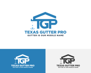 Logo Design by Grapismo Brand Studio for Texas Gutter Pro | Design: #13911626