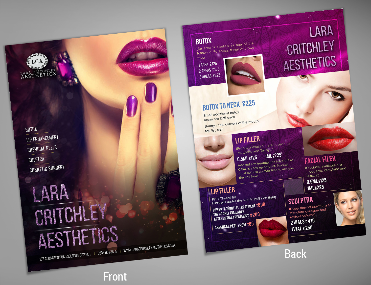 Bold Playful Beauty Salon Flyer Design For Lca By Sd Webcreation