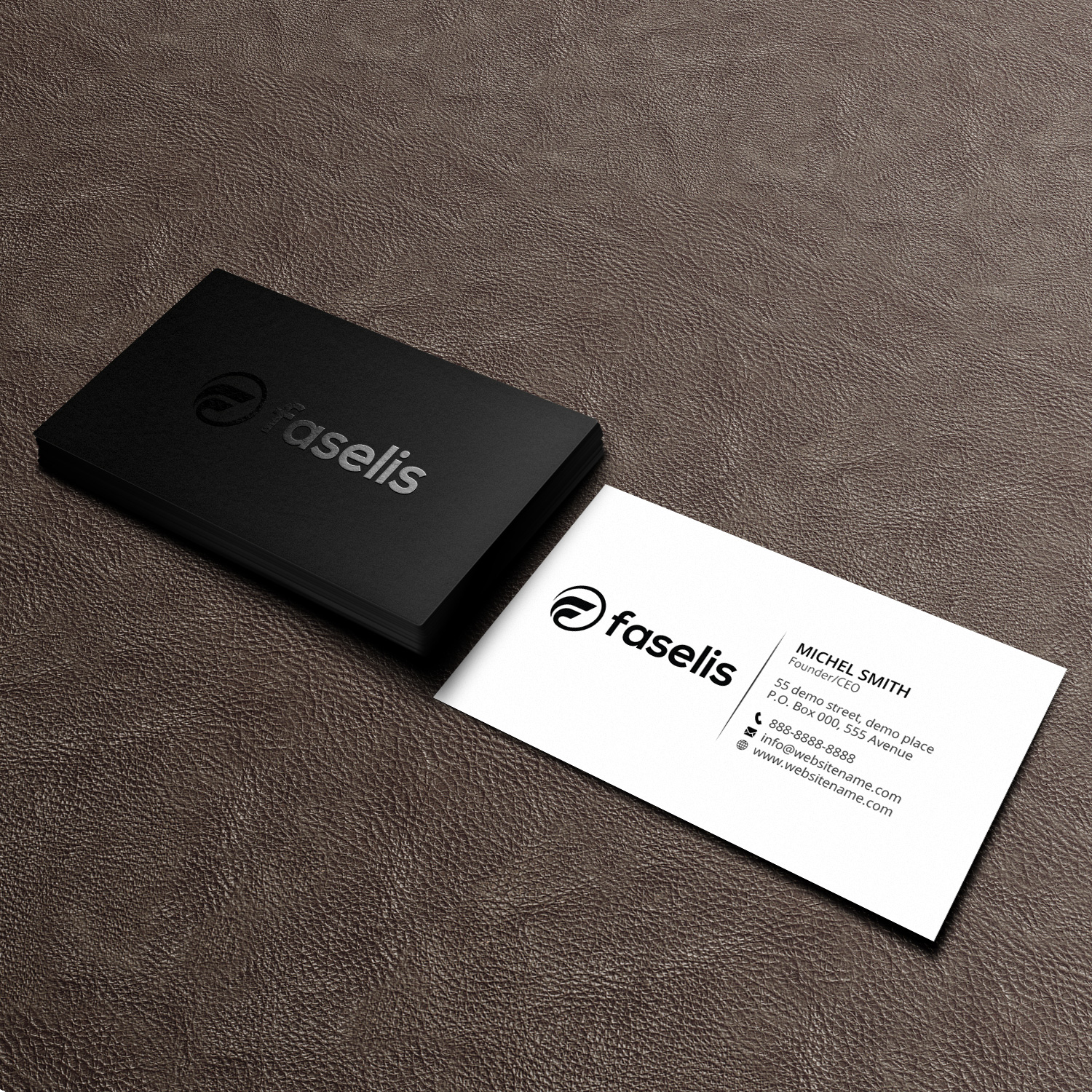 Stationery Design by Right_D for Faselis Veri Teknolojileri A.S. | Design #13980395