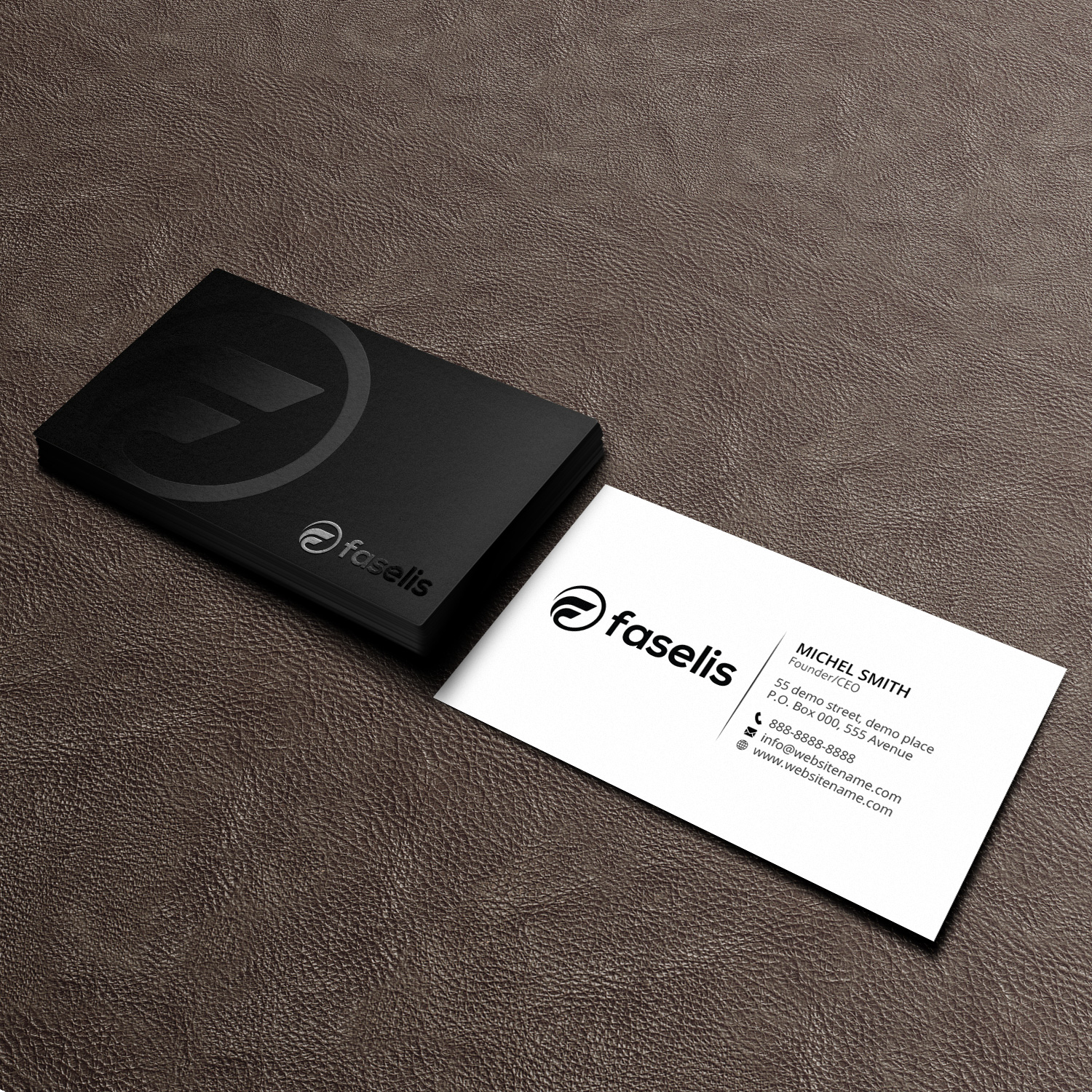 Schreibwaren-Design von Right_D für Faselis Veri Teknolojileri A.S. | Design #13980396