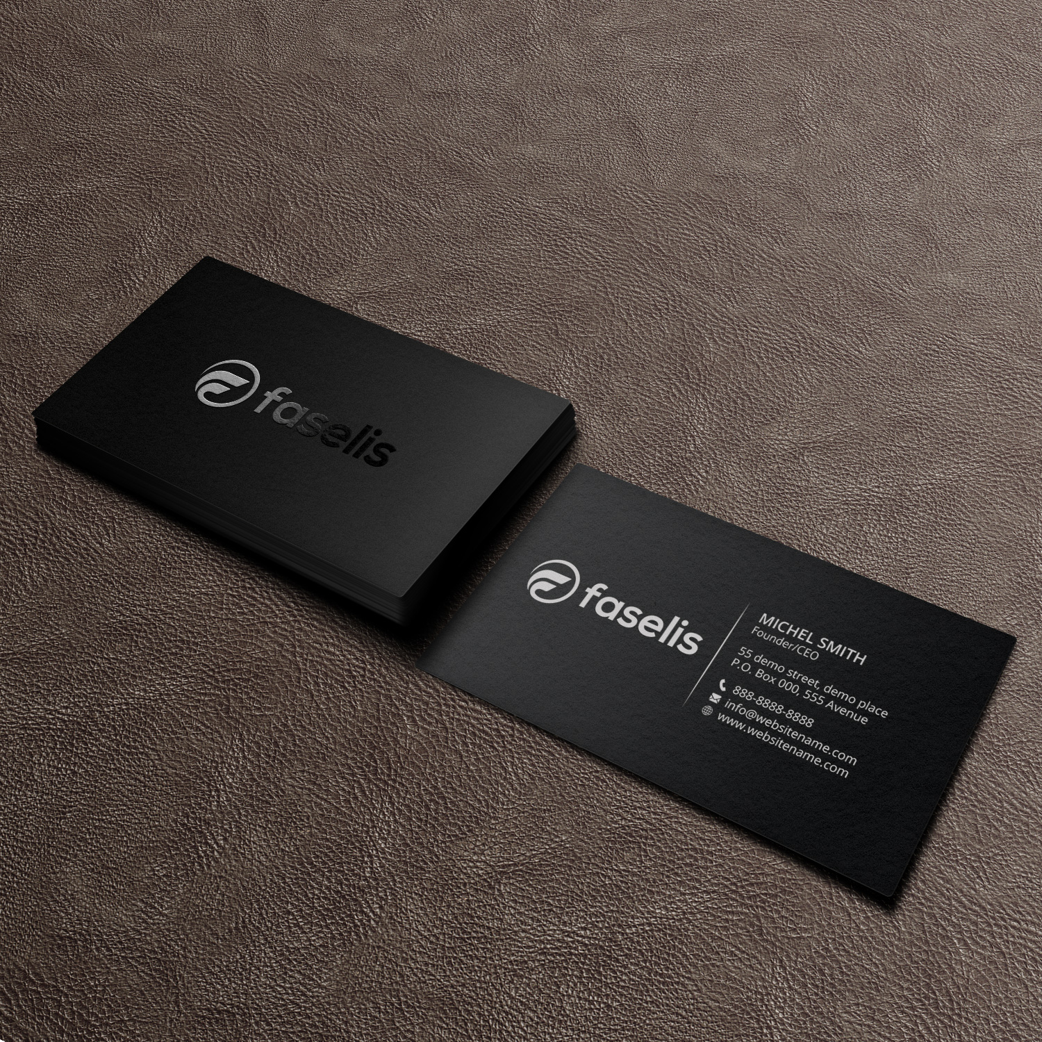 Schreibwaren-Design von Right_D für Faselis Veri Teknolojileri A.S. | Design #13980397