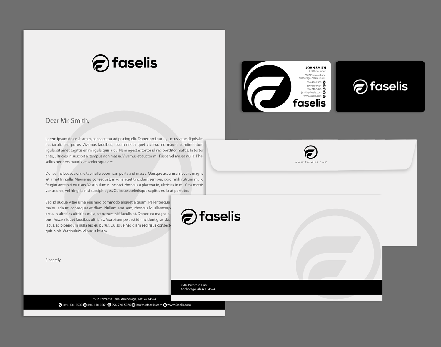 Schreibwaren-Design von chandrayaan.creative für Faselis Veri Teknolojileri A.S. | Design #13939010