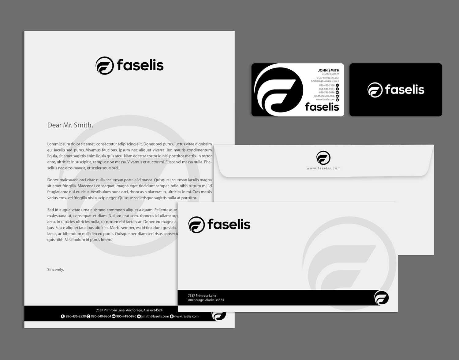 Schreibwaren-Design von chandrayaan.creative für Faselis Veri Teknolojileri A.S. | Design #13939011